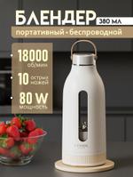 (Z05) Блендер портативный беспроводной для смузи, 380 мл