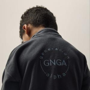 Спортивный костюм на флисе с уникальной вышивкой бренда GNGA generation alpha