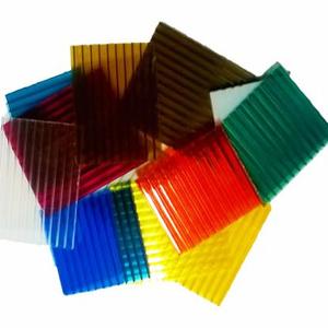 Сотовый поликарбонат 4 мм 2,10х12 метров, Ultramarin цветной