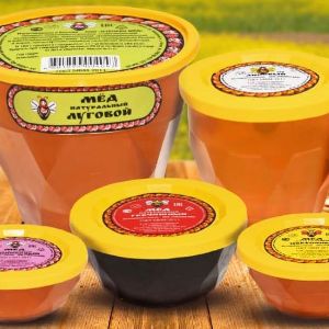 Мёд натуральный: цветочный, липовый, гречишный, донниковый в фигурных пластиковых баночках 100, 200, 500,  1000 гр