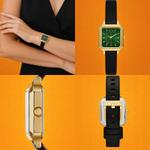 Женские часы Gold Edition с чёрным ремешком