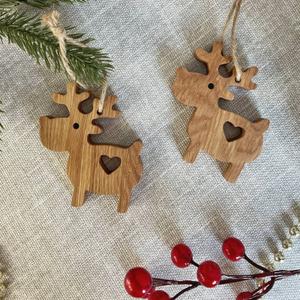 Елочные игрушки из массива дуба