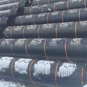 Спиральновитые гофрированные трубы с покрытием HDPE