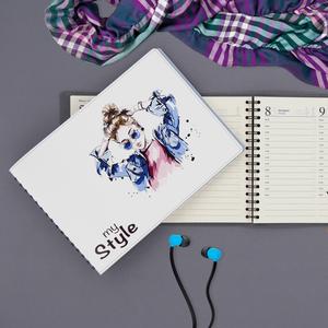 гибкий блокнот на пружине