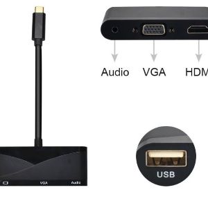 Type-C to HDMI adapter адаптер Type-C THV401 к кабелю USB3 переходники vga. 1 Type-C к переходнике HDMI
