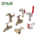 IFAN Customized Garden Water Faucet All Size 1/2"-1" Outdoor Brass Water Taps Bibcock pipe size