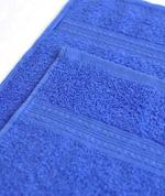 Полотенце махровое с бордюром 50*90 Ituma синий 015