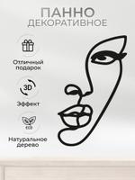 Декор "Пол — лица", черный ARTXL 2038587796625 2038587796625