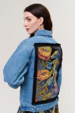 Джинсовая куртка VOSQ SS24-KUZ3017 99B