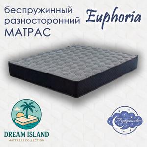 Матрас Euphoria — ваш идеальный выбор для спокойствия и комфорта

Представляем вам новый матрас Euphoria, созданный специально для тех, кто ценит здоровый сон и комфортный отдых. Благодаря своему изысканному дизайну и использованию премиальных материалов, эта модель станет прекрасным украшением любого интерьера, добавив вашему дому атмосферу роскоши и гармонии.

▌ Материал

Основой изделия служит инновационный материал Элакс (ELAX). Уникальная открытая структура клеток позволяет свободно циркулировать воздуху внутри матраса, обеспечивая оптимальную вентиляцию и исключая появление неприятных запахов и излишков влаги. Превосходная устойчивость к деформации гарантирует длительное сохранение формы и упругости даже спустя много лет эксплуатации, что подтверждено официальной гарантией производителя сроком до 15 лет.