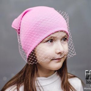 Шапка с вуалью. 