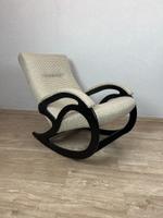 Кресло-качалка для дома и дачи в гостиную бежевое SKresloBegRogojka