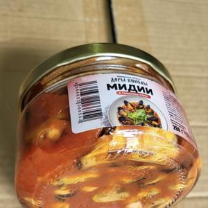 Мидии в томатном соусе