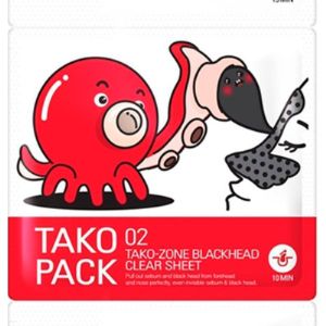 NIGHTINGALE TAKO PACK 3 STEPS BLECHEAD CLEAR SOLUTION (3-х шаговая маска для очищения пор Т-зоны от черных точек и загрязнений)