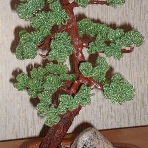 бонсай в керамической плошке (25-27 см). 