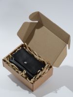 Кожаный кошелек М-1 черный W10002