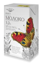 Молоко Умный Баланс 3.2% ТБА 1л ГОСТ Меркурий ЧЗ