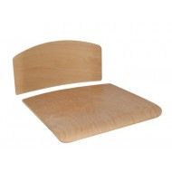 Деревянные элементы стула включают в себя деревянное сидение и спинку. ВНИМАНИЕ! Ремкомплекты стульев поставляются без отверстий для крепления к металлокаркасу. Заказчик самостоятельно организовывает работы по ремонту находящейся у него мебели.

Материал: фанера гнутоклеенная, лакированная.
Размеры сидения:
для стульев 2-й группы роста: 300*280*8 мм
для стульев 3-й группы роста: 342*320*8 мм
для стульев 4-й группы роста: 342*350*8 мм
для стульев 5-й и 6-й групп роста: 382*380*8 мм
Масса: 1.2 кг
Цена (без/с НДС):
бел. рубли: 5.50 / 6.60
рос. рубли:   165 / 194
USD:   2.96 / 3.50