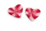 Сердца полосатые клубничные в сахарной обсыпке DulcePlus D376