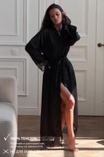 0020-NB ЧЕРНЫЙ ХАЛАТ