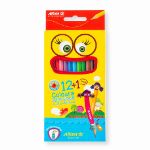 Цветные карандаши 12 цветов+1 в подарок Arya 3016