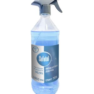 Антисептик с триггером-распылителем, 500-1000 мл., спирт 70%