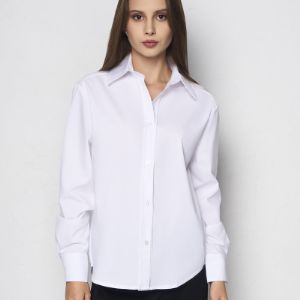 Рубашка классическая со спущенной линией плеча из 
- 100 % хлопка,
- 90% хлопок/ 10% эластан,
- 90% хлопок/ 10% полиэстер.