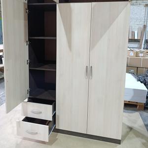 Шкаф 3-х дверный с антресолями и ящиками