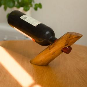 Подставка под бутылку из оливкового дерева (цилиндр)