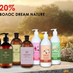 СКИДКА -20% на шампуни для волос DREAM NATURE