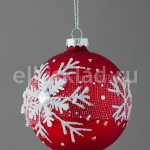 Шар Елочный Снежинка. 