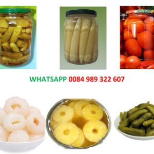 Canned fruit and vegetable
Email : lindatranfoods(at)gmail(dot)com
Skype : giahan3121
Cell phone (Whatsapp, Viber, Wechat): Mrs. Linda