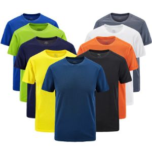 Мужская футболка 
Хлопок 92% Лайкра 8%
Плотность: 150-170гр м2 
Размерный рядь: XS-5XL
Цвет: разные однотон