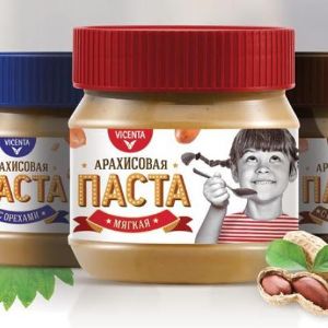 Вицента. Арахисовая паста &#34;Вицента&#34;
Паста арахисовая Vicenta &#34;Мягкая&#34; 250гр. 149,90
Паста арахисовая Vicenta &#34;с орехами&#34; 250гр. 149,90
Подробно  