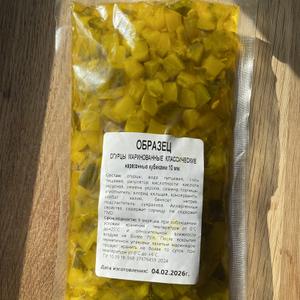 Огурцы нарезанные кубиками 10*10 мм (Классические)