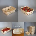 Корзина из шпона