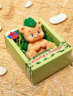 Мыло сувенирное Дарёна Мишка пехотинец 00321