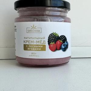 Крем мед с лесными ягодами