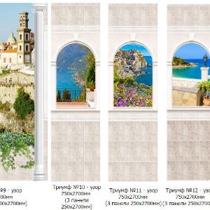 Панели ПВХ 3D. ПВХ панели, которые имеют всевозможные цветовые решения, 3D картины, панорамные картины, нанесенными различными методами – трафаретной и офсетной печатью, термопечатью, печатью и последующим лакированием поверхности.