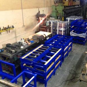Производство роликовых столов для аккумуляторных батарей