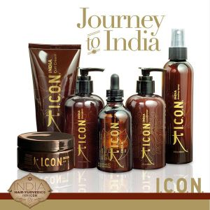 Серия INDIA HAIR-YURVEDICS. Линия косметических продуктов по уходу за волосами «Индия» от I.C.O.N., создана на основе натуральных масел МОРИНГИ, АРГАНИИ и АМБРЕ.

