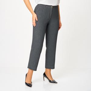 Модель 879
Брюки из мягкой эластичной ткани под джинс, прямого силуэта, заужены к низу. Спереди боковые функциональные карманы, сзади накладные фигурные карманы с двойной контрастной отстрочкой. Пояс притачной с эластичной тесьмой-резинкой по спинке и шлёвками для пояса. Застёжка на тесьму-молнию, петлю и джинсовую пуговицу на поясе.
Длина по боковому шву без учёта ширины пояса- 91 (+/-1)см.
Размерный ряд : 50-60