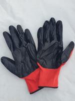 Перчатки нейлоновые с нитрилом Люкс