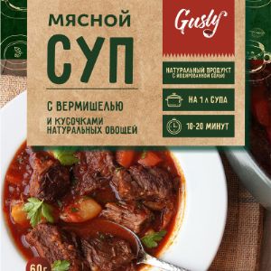 Производитель супов  фабрика приправ и специй &#34;Гусли&#34; вес 60 грамм.
Приглашаем к сотрудничеству оптовиков и дистрибьюторов.
