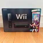 Игровая консоль Nintendo Wii JUST DANCE 3 в черном цвете, запечатанная, новая в коробке