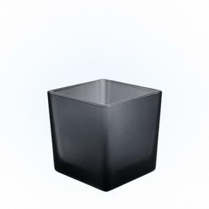 Стакан из стекла КУБ 140 мл (черный матовый)