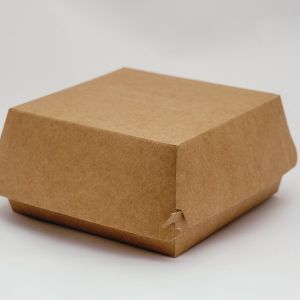 Короб для бургера XL из крафт картона