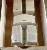 Оптовая продажа 5 колонок Bose Jewel Double Cube мятного цвета с центральным/горизонтальным динамиком, белого цвета