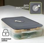 Контейнер многоуровневый для заморозки и хранения, 2 яруса, 300х205х80 мм STM-09