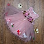 Платье с цветами Турция п005